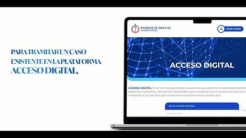 Tramitación Casos Existentes en Acceso Digital