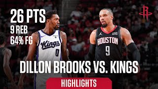 Dillon Brooks Game Highlights vs Kings 11/4/23 | Houston Rockets