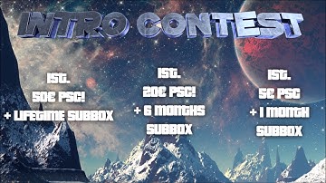75€ INTRO CONTEST! DEADLINE 1.4.2017! [OPEN]