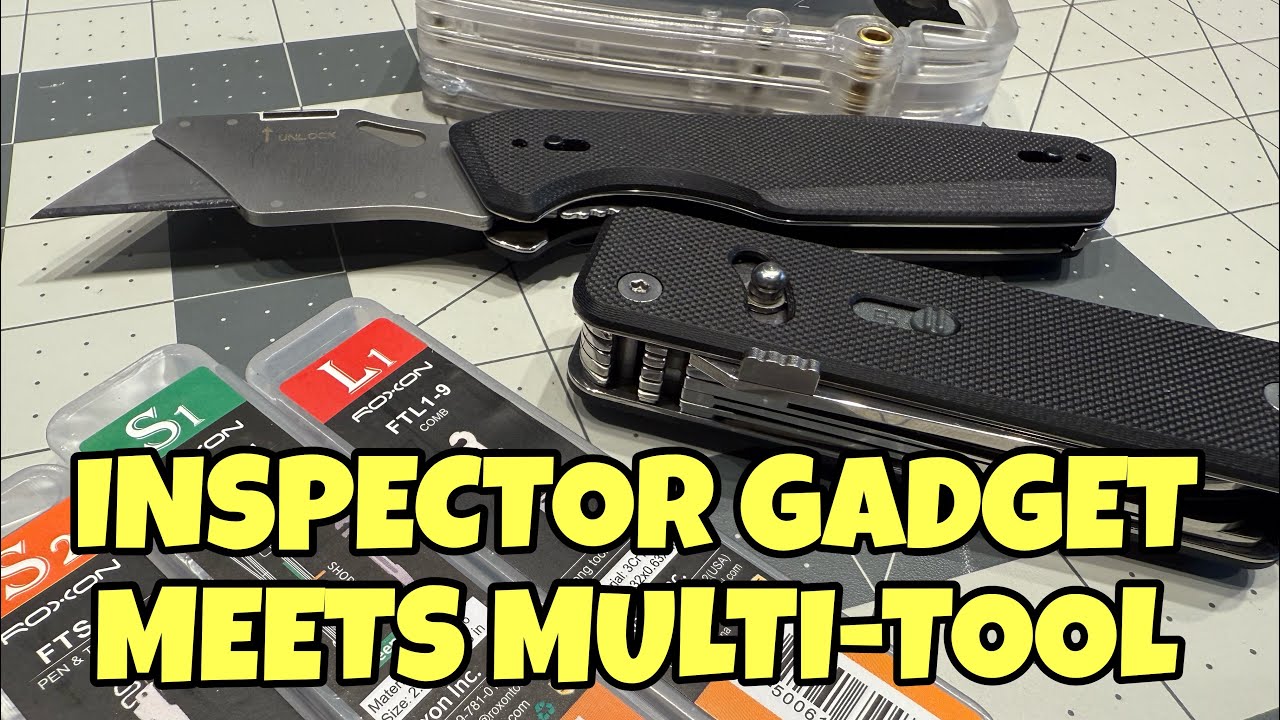 Inspector Gadget Meets - Multitool - ROXON FLEX COMPANION & CHAMELEON