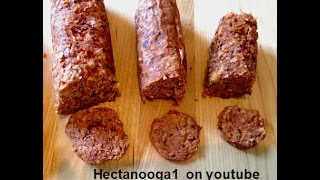 DIY- SPICY VEGAN PEPPERONI, Easy, gluten free,