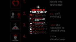 DARK SIDE OF FEMALE PSYCHOLOGY #厳しい真実 #心の哲学 #ポジティブ思考 #ポジティブ思考 #自己改革 #psychodynamic #psychoanalyst