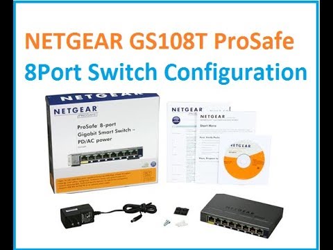 Netgear GS108T L2 Switch Vlan Configuration