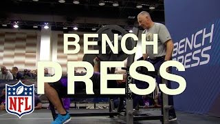 NFL 101: The Bench Press | NFL Combine