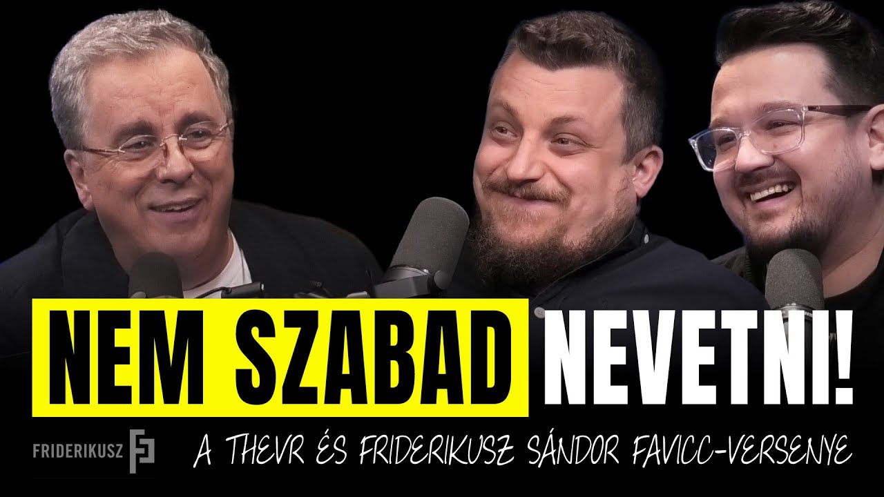 NEM SZABAD NEVETNI! - A TheVR-os Pisti és Jani, valamint Friderikusz Sándor favicc-versenye / F.P.