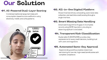 AI-Driven Beneficiary Credit Scoring | SIH25150 | TensorGrid | Digital Lending Revolution