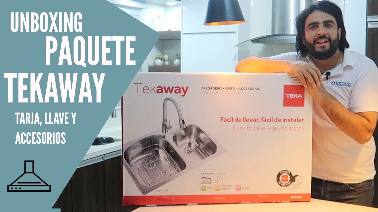 Paquete de Llave, tarja y accesorios TEKA / UNBOXING