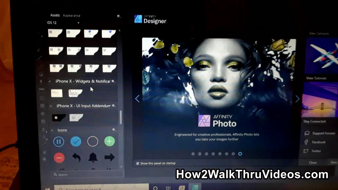 Restoring Affinity Designer deleted assets - YouTube