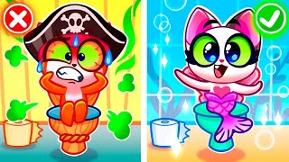 [TV📺]   DIAPER EXPLOSION 🤪 PIRATE VS MERMAID TOILET 😻Paws&amp;Play Live Stream