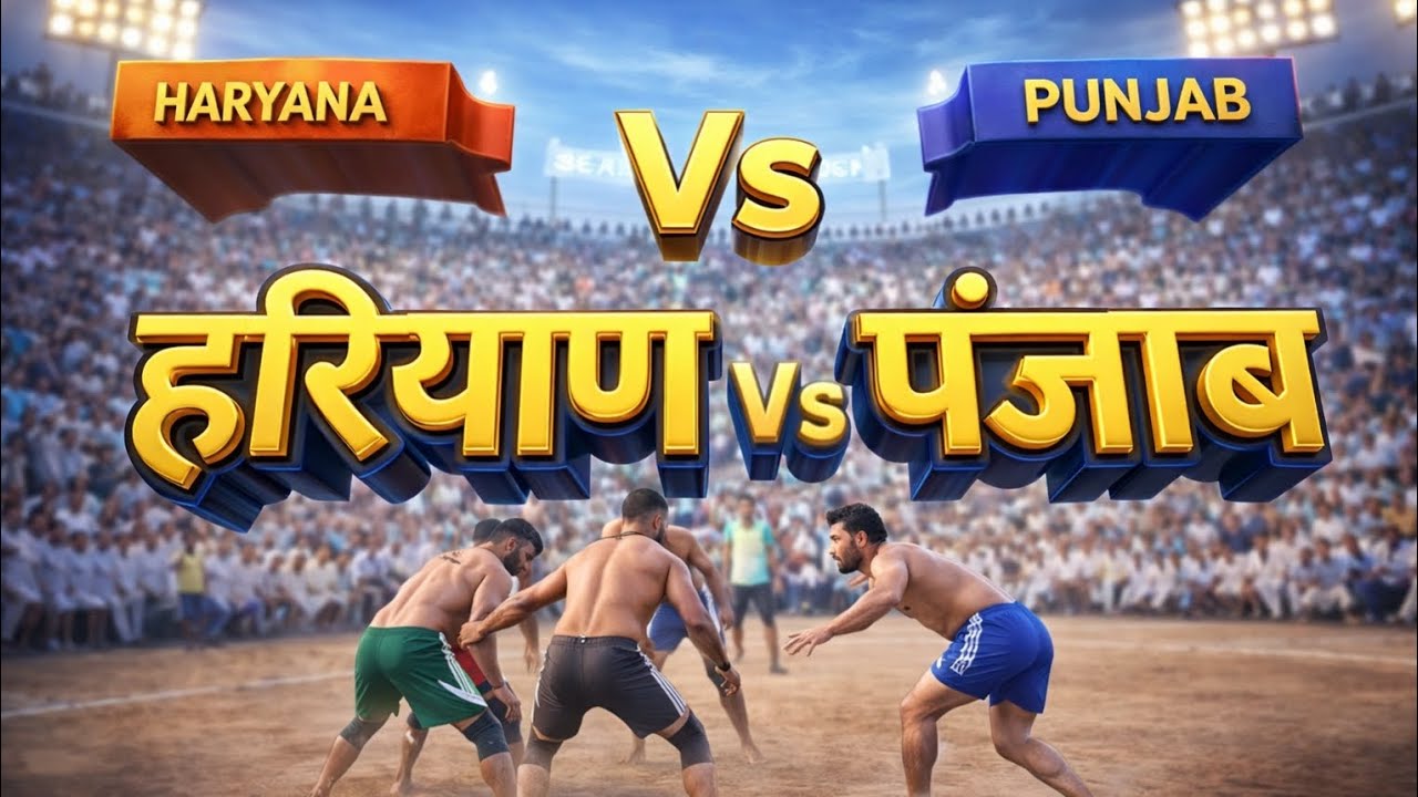 Haryana Vs Punjab kabaddi match