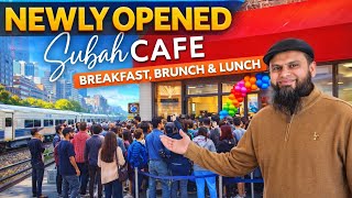 NEWLY OPENED Subha CAFE 🔥 First EVER Zabiha Halal American Breakfast, Brunch & Lunch in CHICAGO USA! screenshot 4