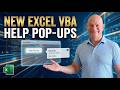 The NEW Way To Add Userform Help Pop-Ups in Excel – For VBA Beginners