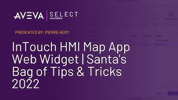 InTouch HMI Map App Web Widget | Santa