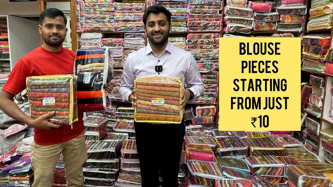 Chickpet Bangalore Wholesale Blouse piece ||saree petticoat & nighties||single piece courier Avail