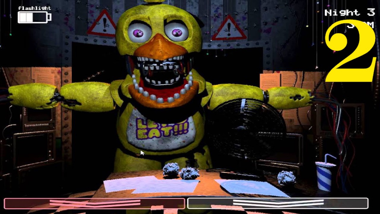Прошёл 3 и 4 ночь за раз! | Five Nights at Freddy’s 2 | #2