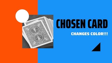 Awesome Visual Card Trick for Beginners! - Chosen Card Changes Color??!!!