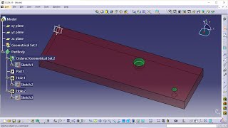 Making Holes in CATIA | CATIA Tutorials for beginners.