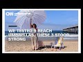 We tested 9 beach umbrellas. These 3 made the cut