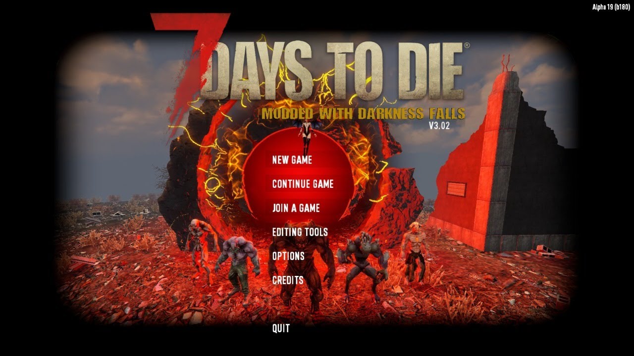 7 Days to Die A19 Darkness Falls MP So It Begins YouTube