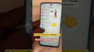 Nothing 4a 5G Privacy And Protection Settings ⚙️// Privacy settings ⚙️// Nothing 4a 5G 🔥//#nothing4a
