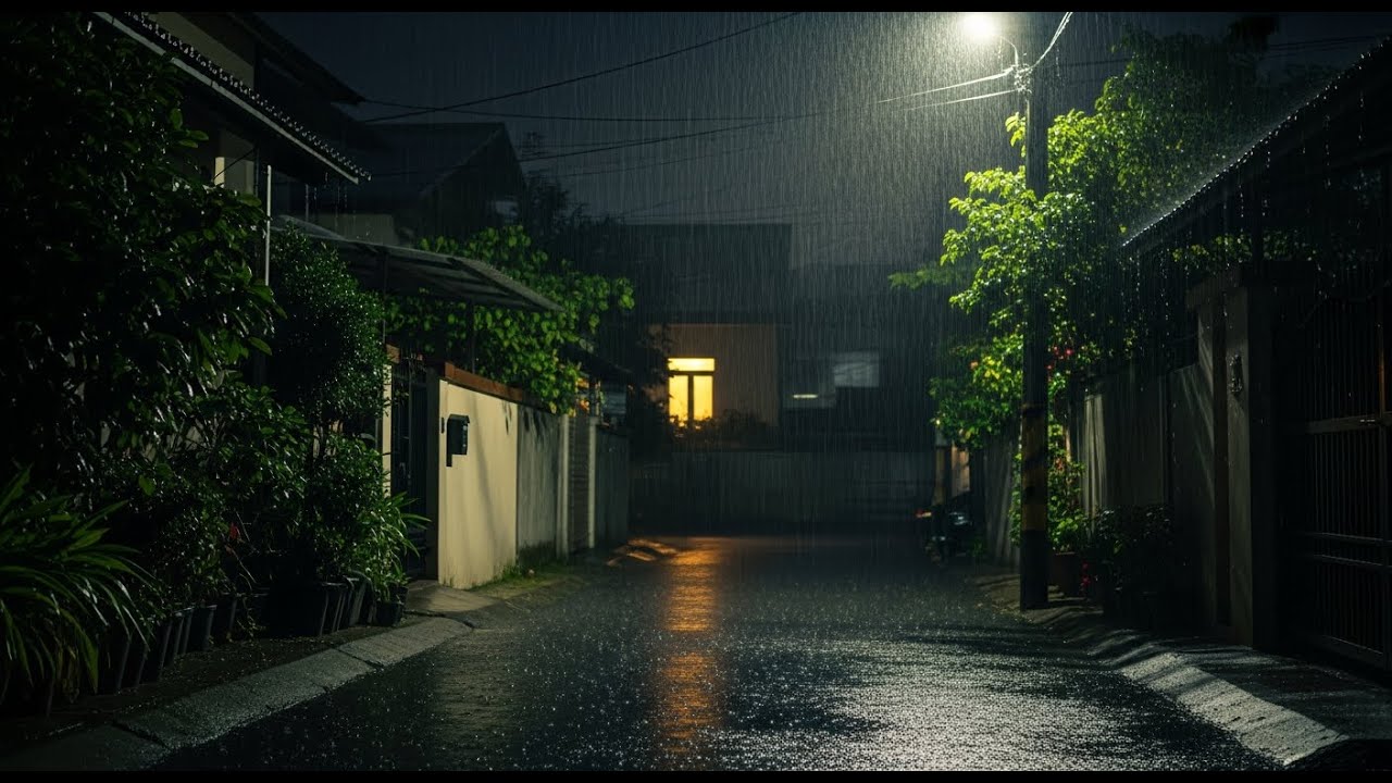 Silent Alley Drizzle | Night ASMR LIVE