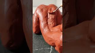 OMG? red sculpture❤️artprocess tiktok sculptor subscribe artwork clayart art sculpture