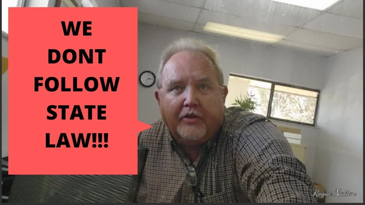 Private company handling public business violates state law!!