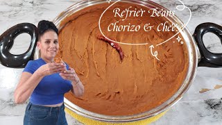 Refried Beans Chorizo & Cheese