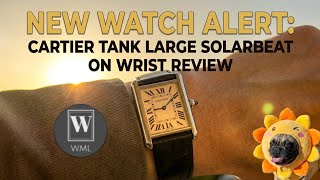 New Watch Alert 🔥 Cartier Tank Large Solarbeat On Wrist Review ⌚️