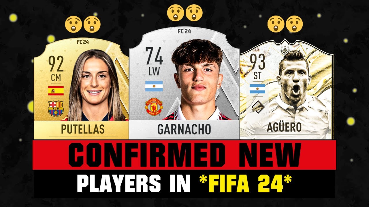 FIFA 24  ALL CONFIRMED PLAYERS ADDED TO FIFA 24 (EA FC 24)! 😱🔥 ft.  Garnacho, Putellas, Aguero 