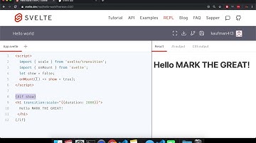 Svelte - Transition Quick Tip (intro: true )