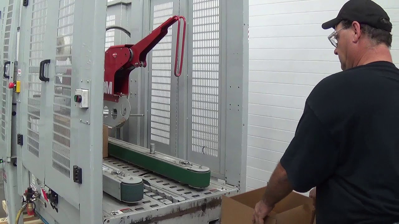 D5861 3M 800AF Adjustable Automatic Top Tape Case Sealer SIGMA Equipment