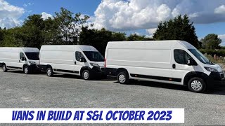Building A PEUGEOT BOXER Apollo & A Bespoke Design At S&L Motorhomes October 2023