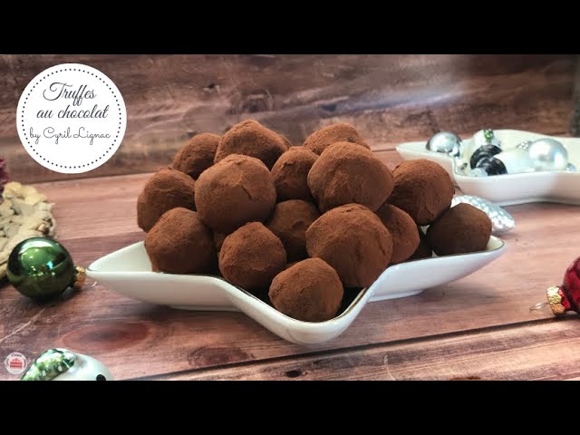 Truffes au chocolat de Cyril Lignac 