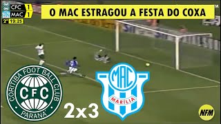 Coritiba 2x3 Marília ~ Brasileirão Série B 2007 ~ Narração Fabrício Marília