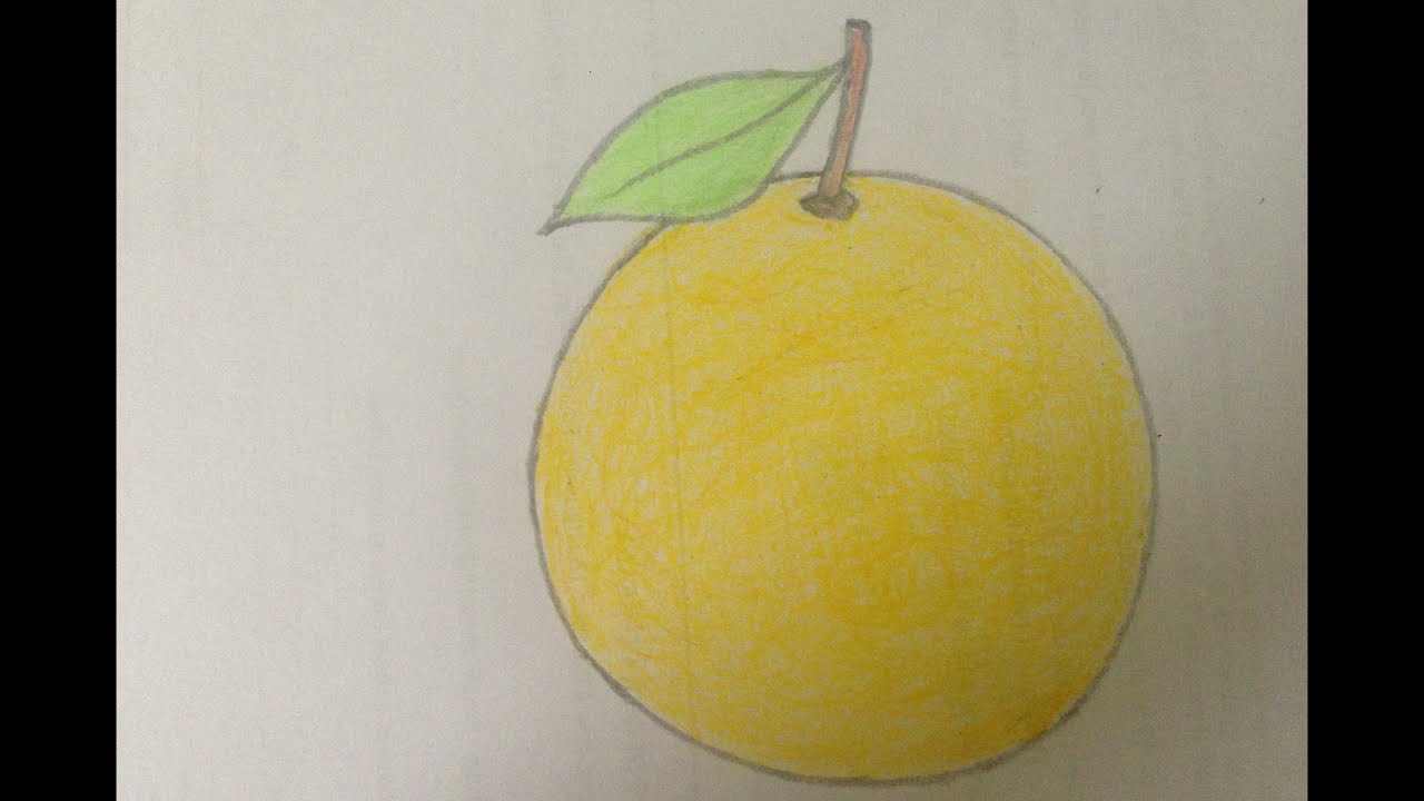 Cách Vẽ Quả Cam Đơn Giản | Hướng Dẫn Vẽ Quả Cam Bằng Bút Chì | How To Draw  An Orange With Pencil - Youtube