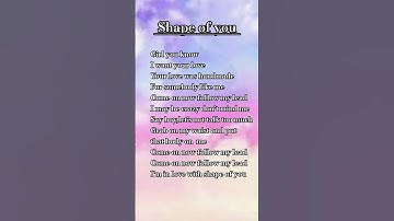 Thumbnail of Shape of you