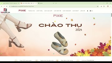 Mã code 44181 Sharecode Code PHP & MySQL Website Bán Giày Nữ Pixie Full code MVC + Database