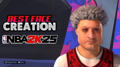 FUNNY DRIPPY FACE CREATION on NBA 2K25 | BEST UGLY FACE CREATION 2K25