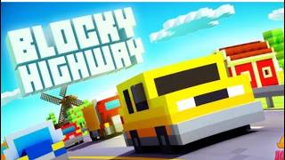 Blocky Highway: Traffic Racing | Android Game For Mobile Phone Gameplay screenshot 3