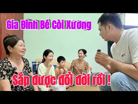 Cả gia đình bé Còi Xương vui quá khi nhận được TIN VUI này !