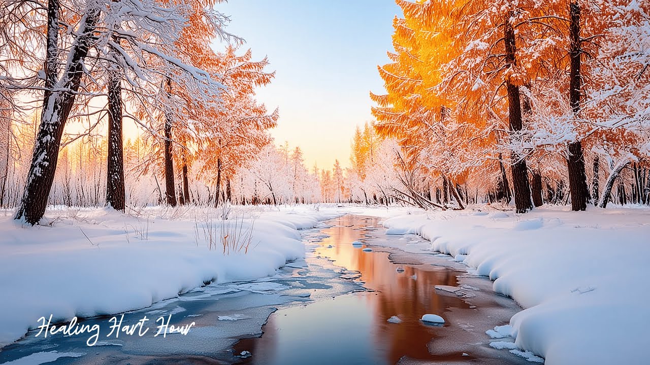 Успокаивающая музыка снега ❄️ Нежное пианино, антистресс, глубокий сон и медитация