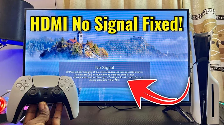 How to Fix HDMI No Signal on PS5 - Black Screen Issue on PS5