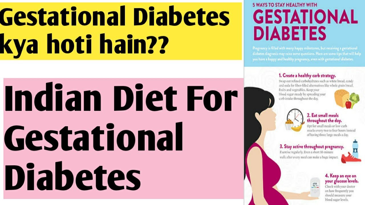 Gestational Diabetes in Pregnancy Indian Full Day Meal plan for