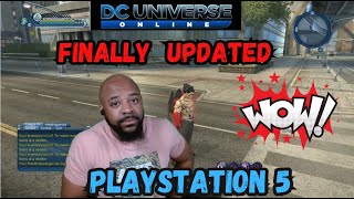 DC UNIVERSE ONLINE || PS5 UPDATE !!! FINALLY - ???b BUT IT STILL SAY PS4 ???