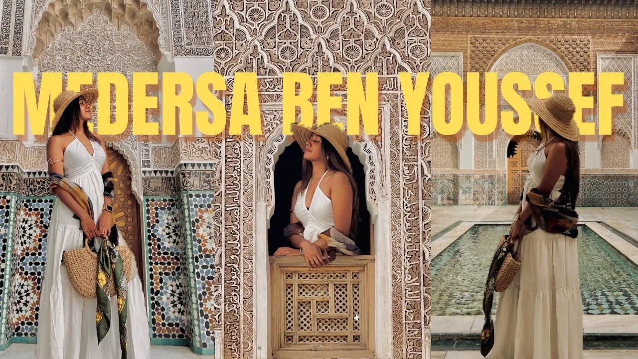 😱 You Won’t Believe This Place in Marrakech | Ben Youssef Madrasa 🕌 | 16 වෙනි සියවසේ මොරොක්කෝව 🇲🇦