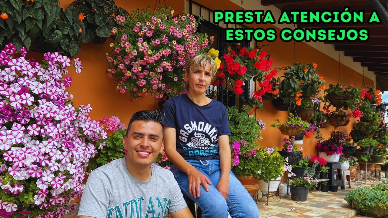 El increíble JARDÍN de Dianita, TRES pasos FÁCILES para cuidar y tener FLORES en tus PLANTAS |AP