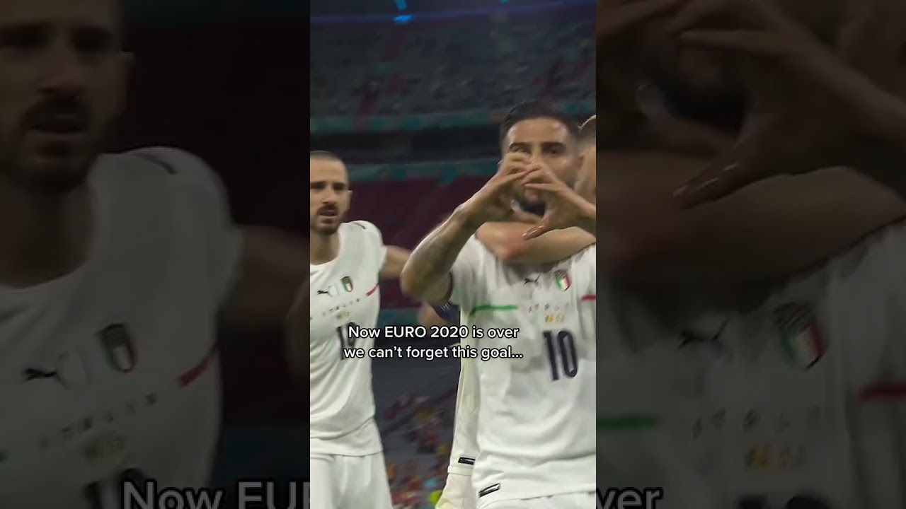 insigne and a crazy goal in euro 2020 🤪🔥