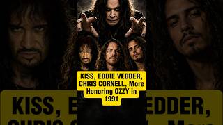 KISS, Soundgarden, Slayer, Lemmy, Pearl Jam Honor Ozzy 1991 #heavymetal #classicrock #kiss