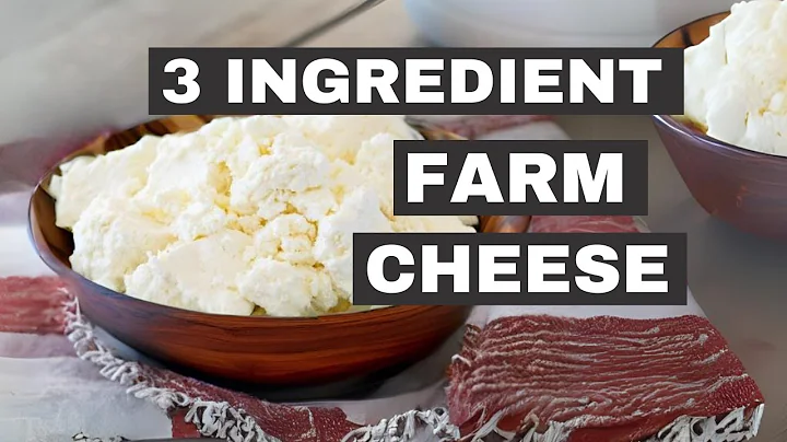🧀 Simple 3 Ingredient Farm Cheese